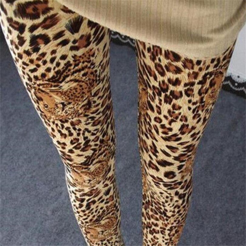 CUHAKCI Fitness Clothing Sexy Legging Leopard Leggings Women Sportswear Activewear Pants Printing  High Waist Pants