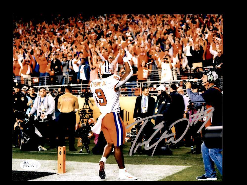 Travis Etienne JSA Signed Coa 8x10 Autograph Photo Poster painting Clemson