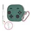 Cute Case Cover for Samsung Galaxy Buds4/4Pro Earbuds Silicone Protective Case with Keychain Shockproof Cartoon Game Design