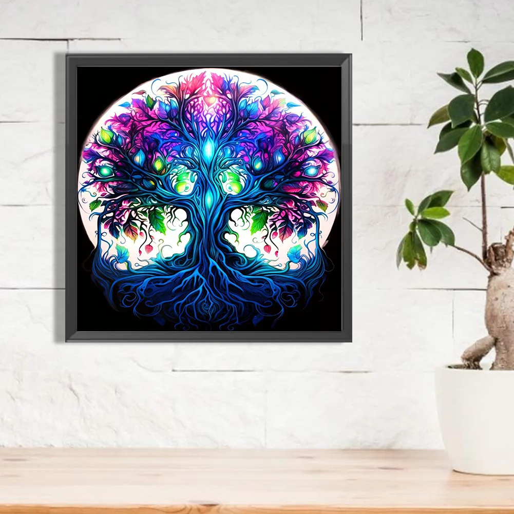 Diamond Painting - Full Round Drill - Life Tree(Canvas|40*40cm)