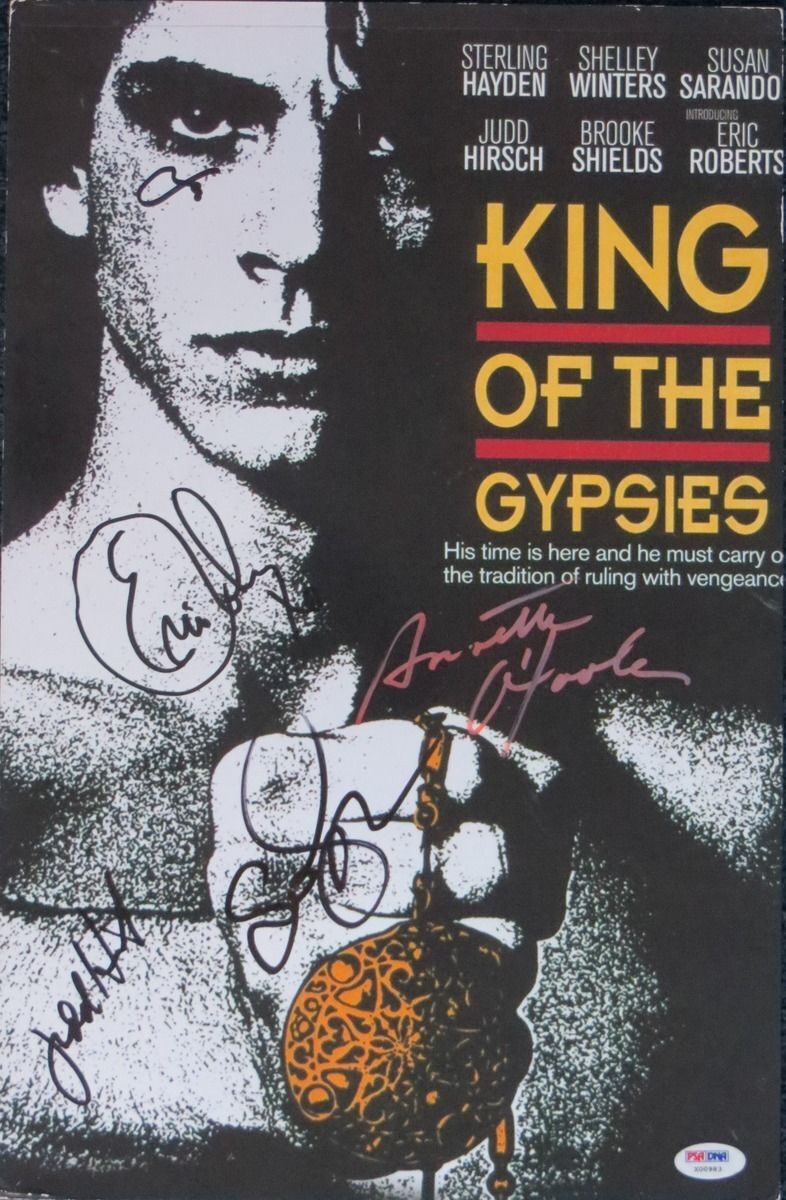 King of the Gypsies Signed Autographed 11x17 Poster (5 Sigs) PSA/DNA #X00983