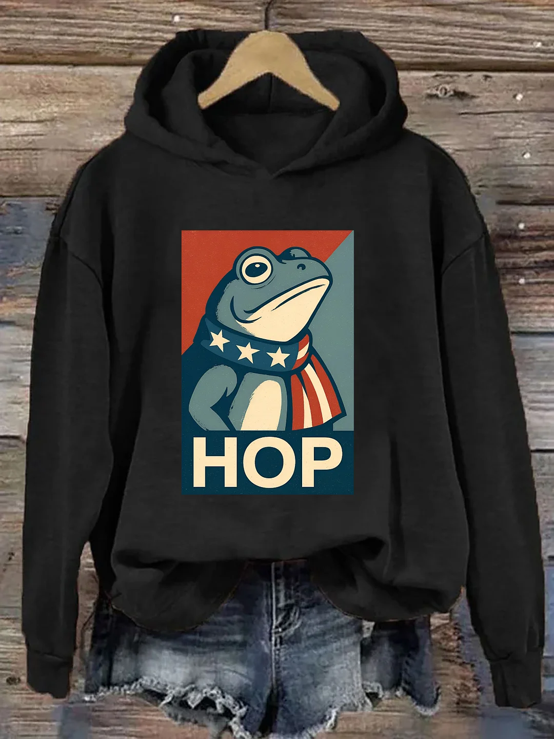 Portland HOP Frog Hoodie