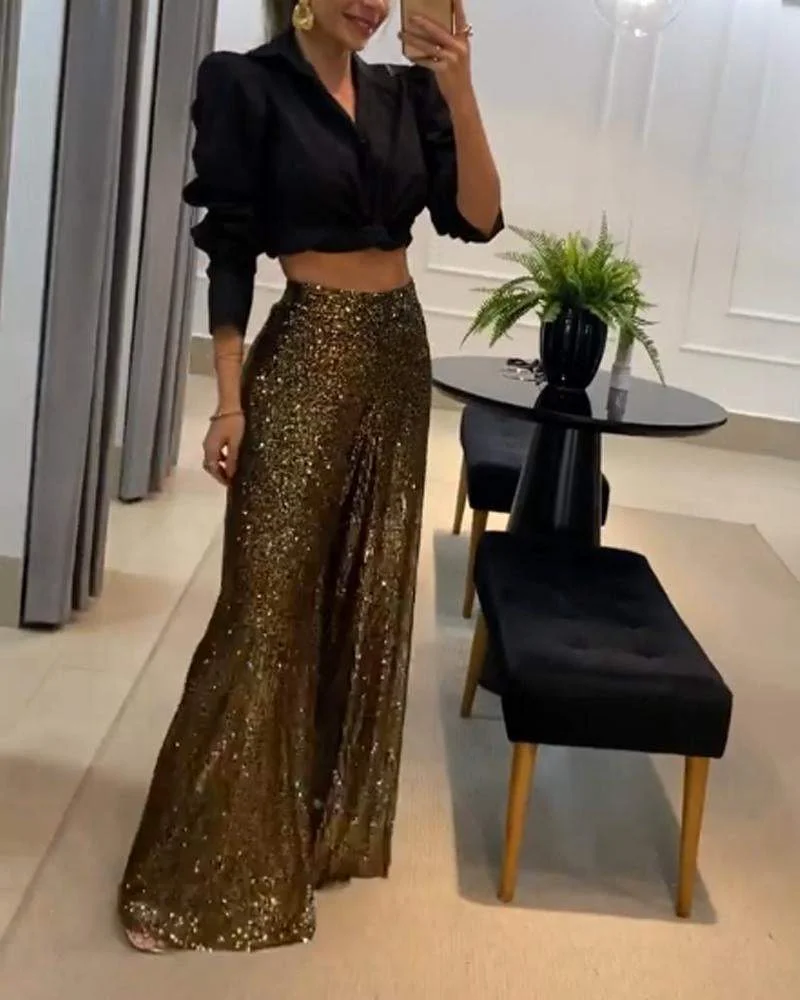 High Sense Fashion Leisure Two-piece Suit