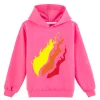 Kid Boy Girl Preston Play Casual Printed Hoodies