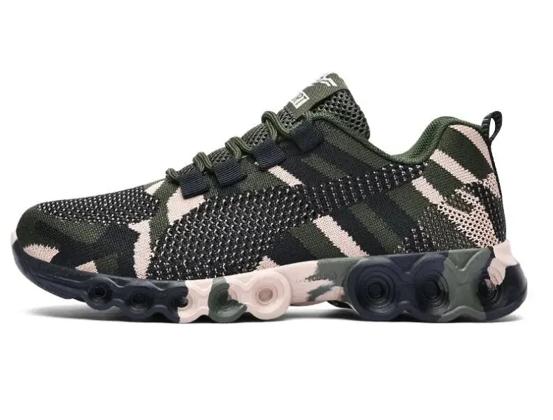 Vstacam 2022 New Camouflage Fashion Sneakers Women Breathable Casual Shoes Men Army Green Trainers Plus Size 34-44 Lover Shoes