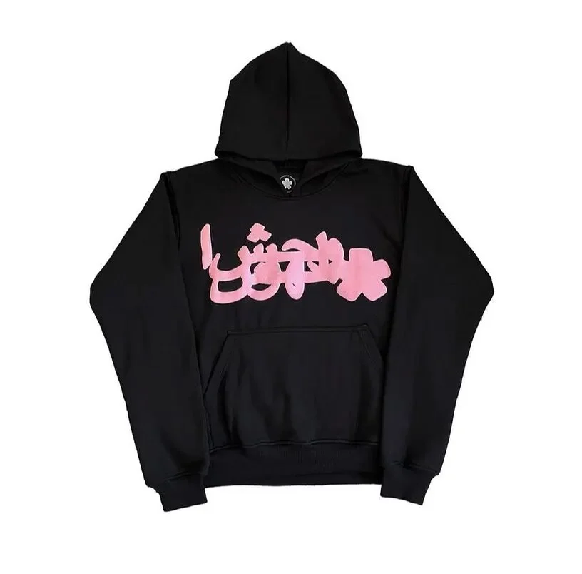 Brownm Y2k Women Hooded Sweatshirt Graphic Print Harajuku Men and Women Fashion Oversized Hip Hop Street Hoodie Tops