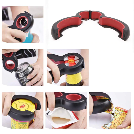 6 in1 Multifunctional Bottle Opener