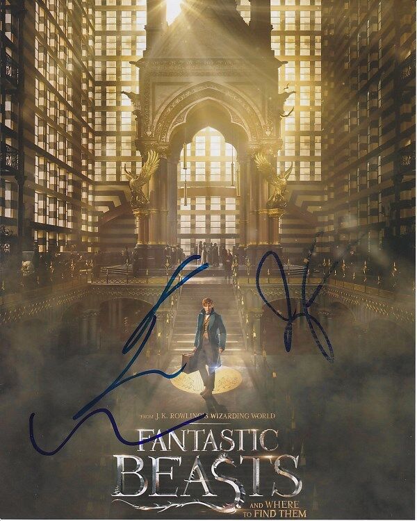 FANTASTIC BEASTS signed CAST Photo Poster painting EDDIE REDMAYNE KATHERINE WATERSTON DAN FOGLER