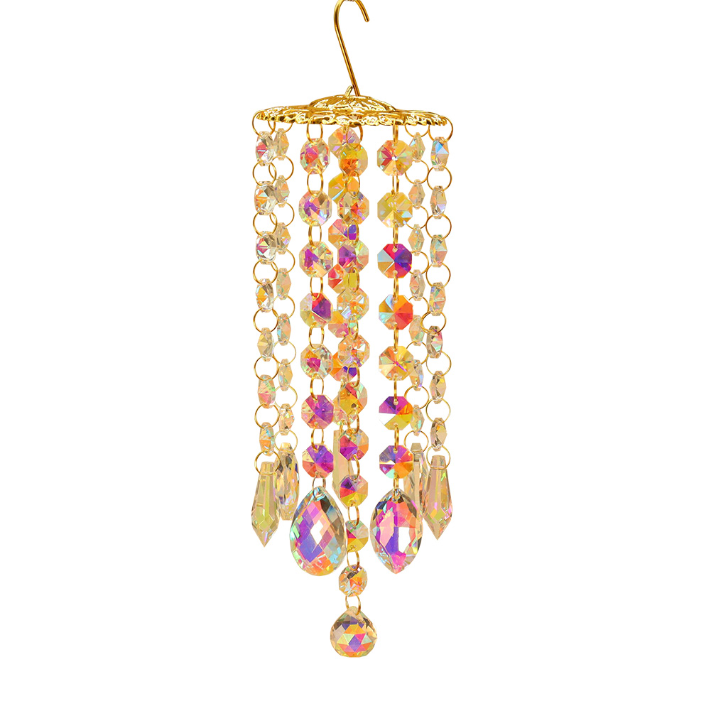 

Crystal Wind Chime Pendant Colorful Hanging Drops for Home Curtain Decor, 501 Original