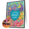 >SALE<5D DIY Partial Special Shaped Drill Diamond Painting Sweet Home Decor 30x40cm