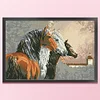 Horse - 9CT Full Beaded Cross Stitch Kit(58x38cm)