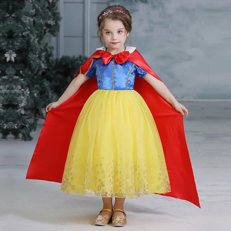 Girls Party Dress Up Princess Costume Kids Halloween Cosplay Costume Baby Girl Princess Dress Christmas Dress