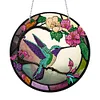 DIY Crystal Diamond Painting Double Sided Effect  Hamminbird Pendant Home Garden Hanging Kit