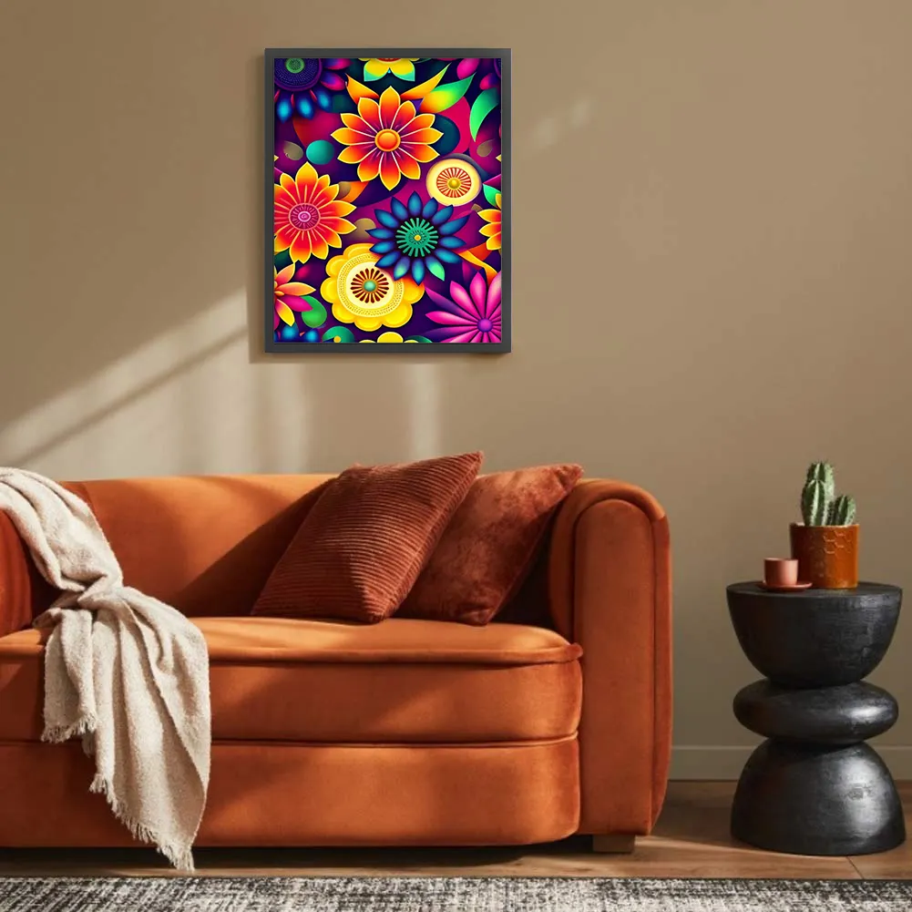 Full Round Diamond Painting 40*50cm - Flower