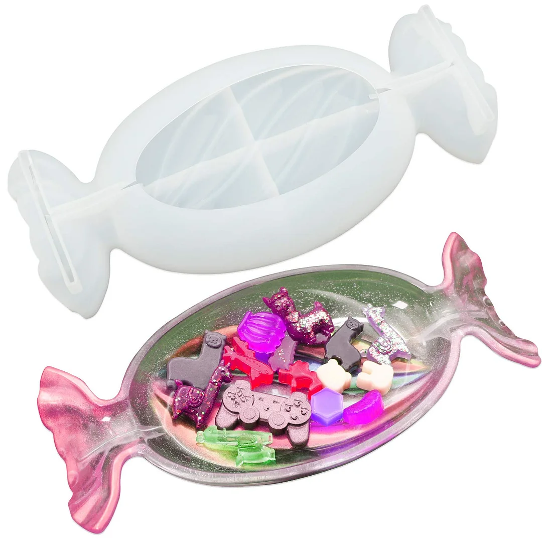 Large Candy Shaped Tray Resin Mold