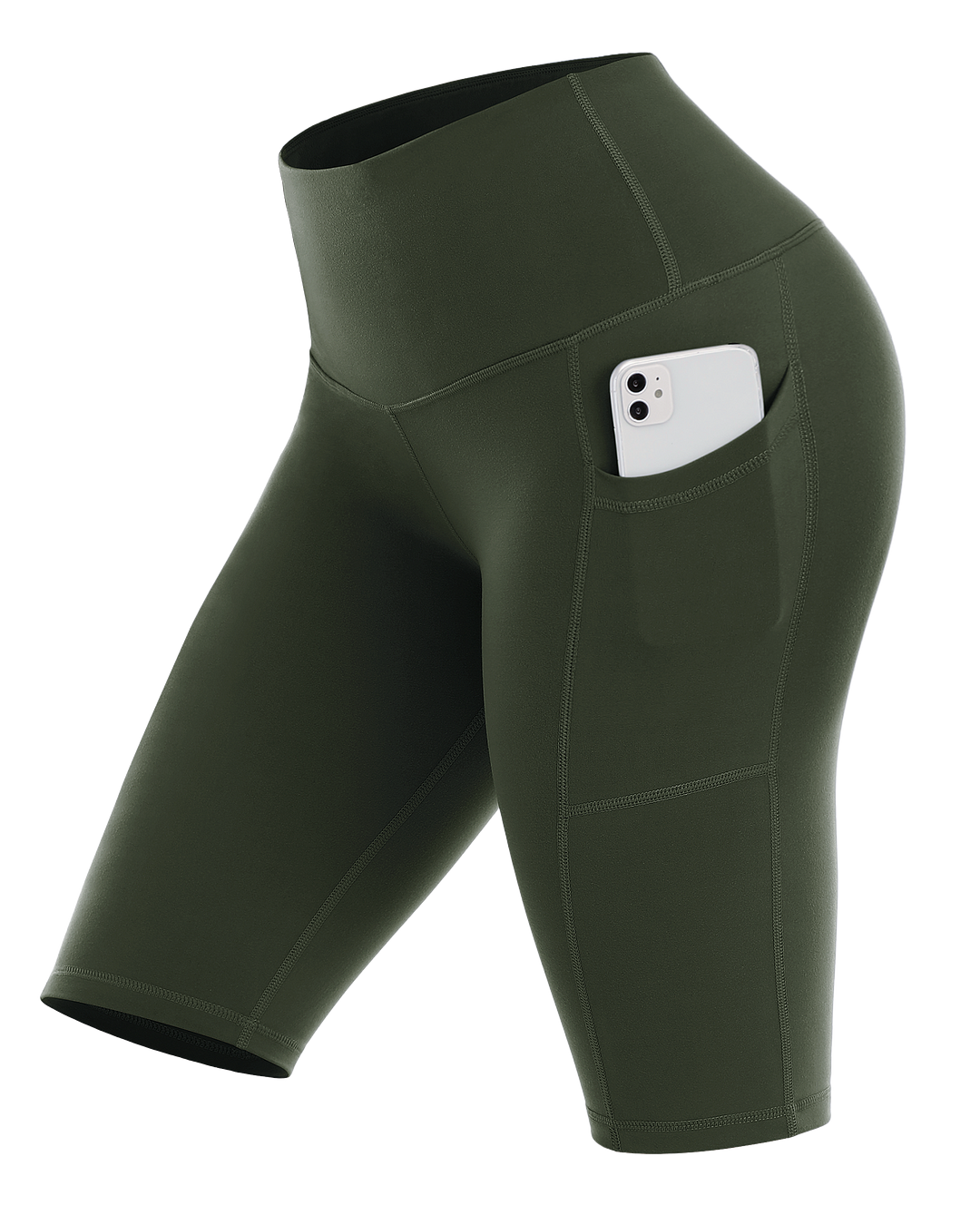 CHRLEISURE Women High Waist Gym Short Sport Leggings Phone Pockets Jogging Running Trainning Stretchy Fitness Gym Leggings