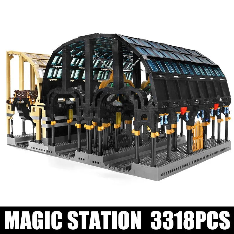 City Creator Expert Magic Train Station Bricks Toy 12011
