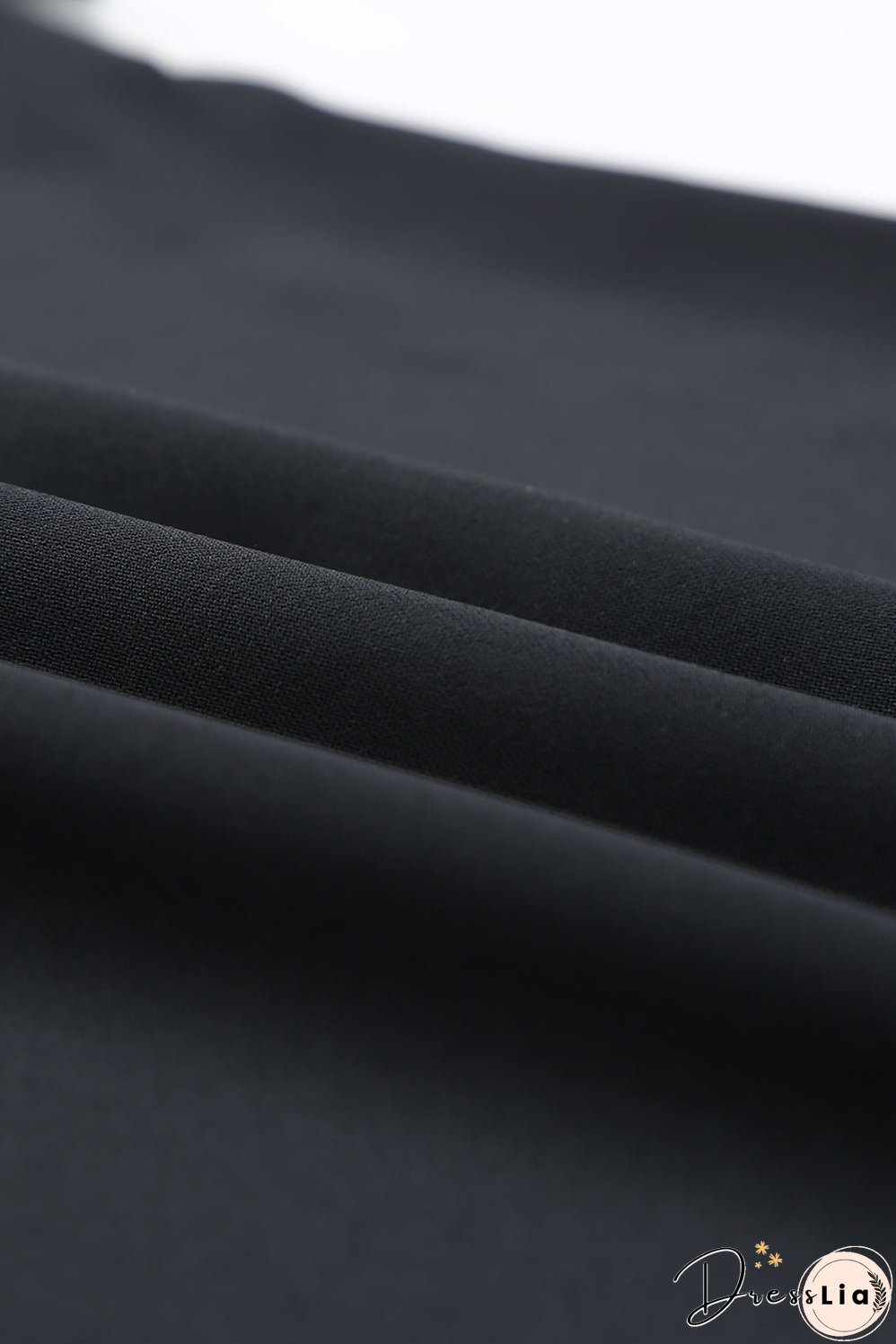 Polka Dot Lace Trim Spliced Mesh Blouse