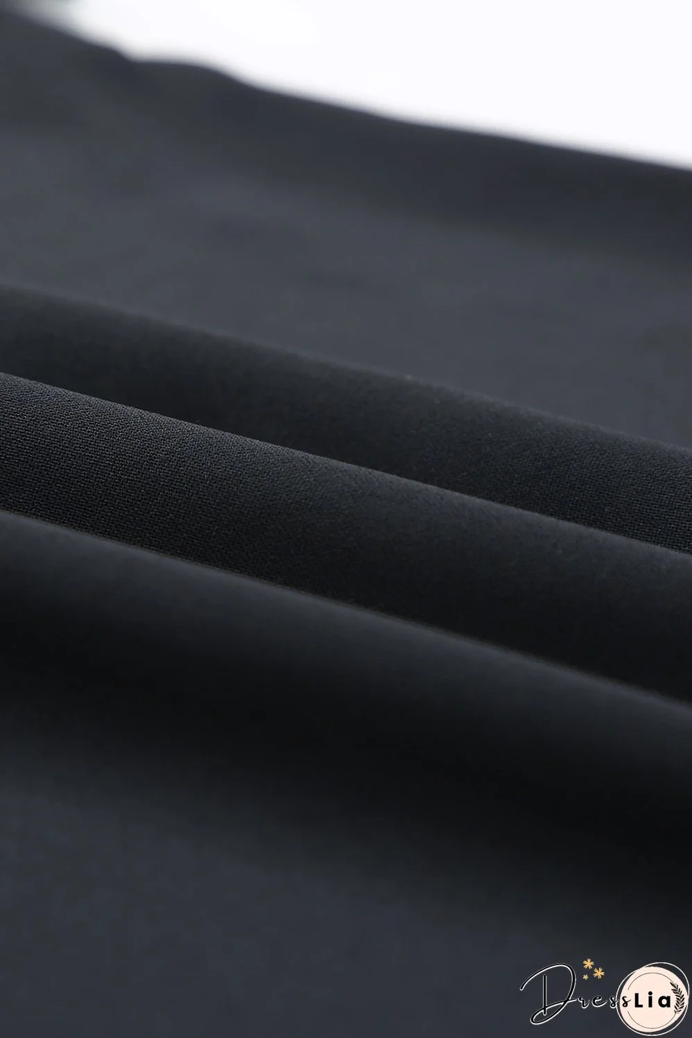 Polka Dot Lace Trim Spliced Mesh Blouse