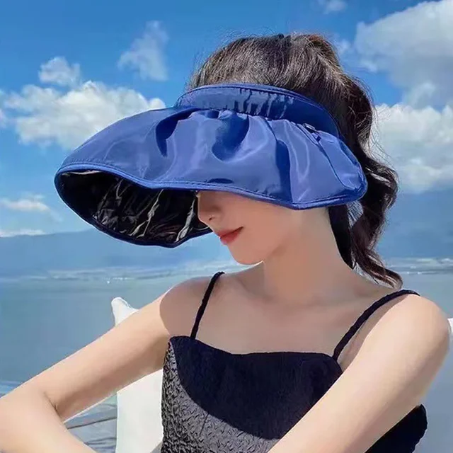 Summer sun protection folding sun hat for women beach sun hat