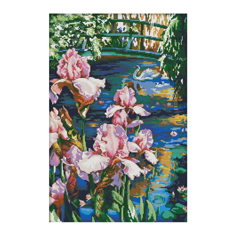 

Landscape - 14CT Stamped Cross Stitch - 52x37cm, 501 Original