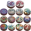 Diamond Painting Snack Box Kit Art Decor Round Snack Box Handmade Art Decoration