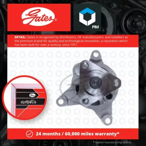 Water Pump fits FORD FIESTA Mk5 ST150 2.0 05 to 09 N4JB Coolant Gates 1480869 Parts