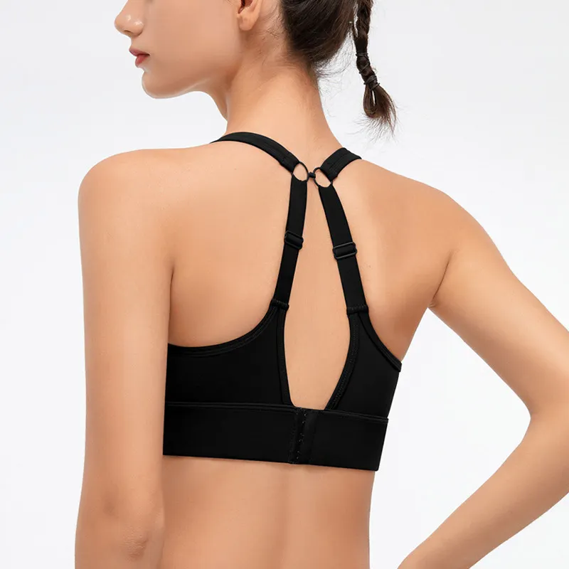 Pure Color Sports Bra Tank Tops