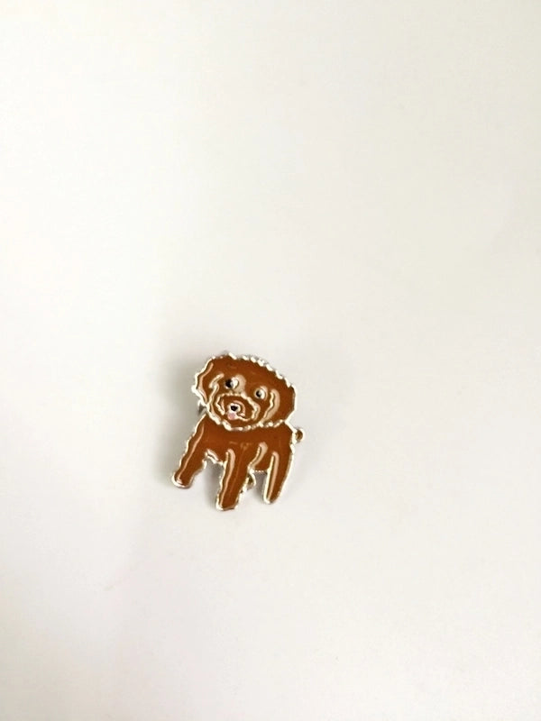 Cute Minimalist Pin Animal Dog Alloy Enamel Unisex Brooches