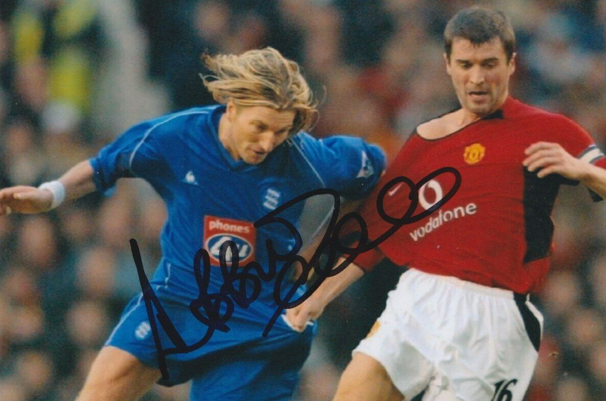 ROBBIE SAVAGE HAND SIGNED 6X4 Photo Poster painting - BIRMINGHAM CITY AUTOGRAPH - FOOTBALL