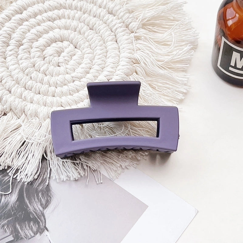 Women’s IG Style Solid Color Plastic Hair Claws