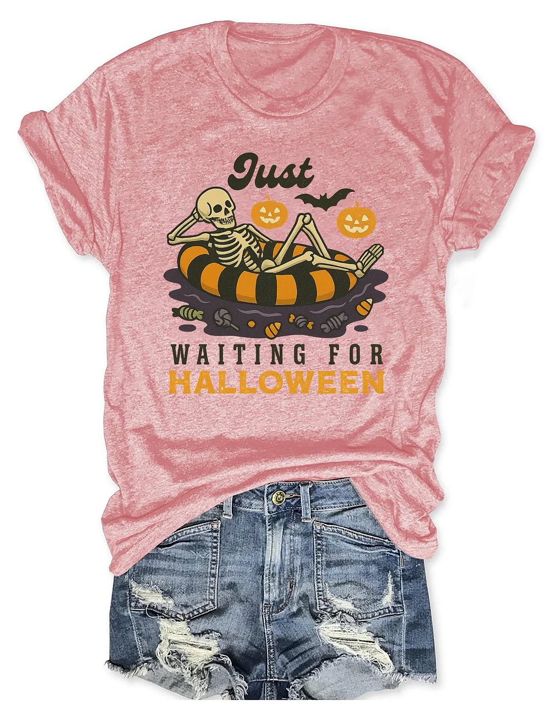 Just Waiting For Halloween T-shirt