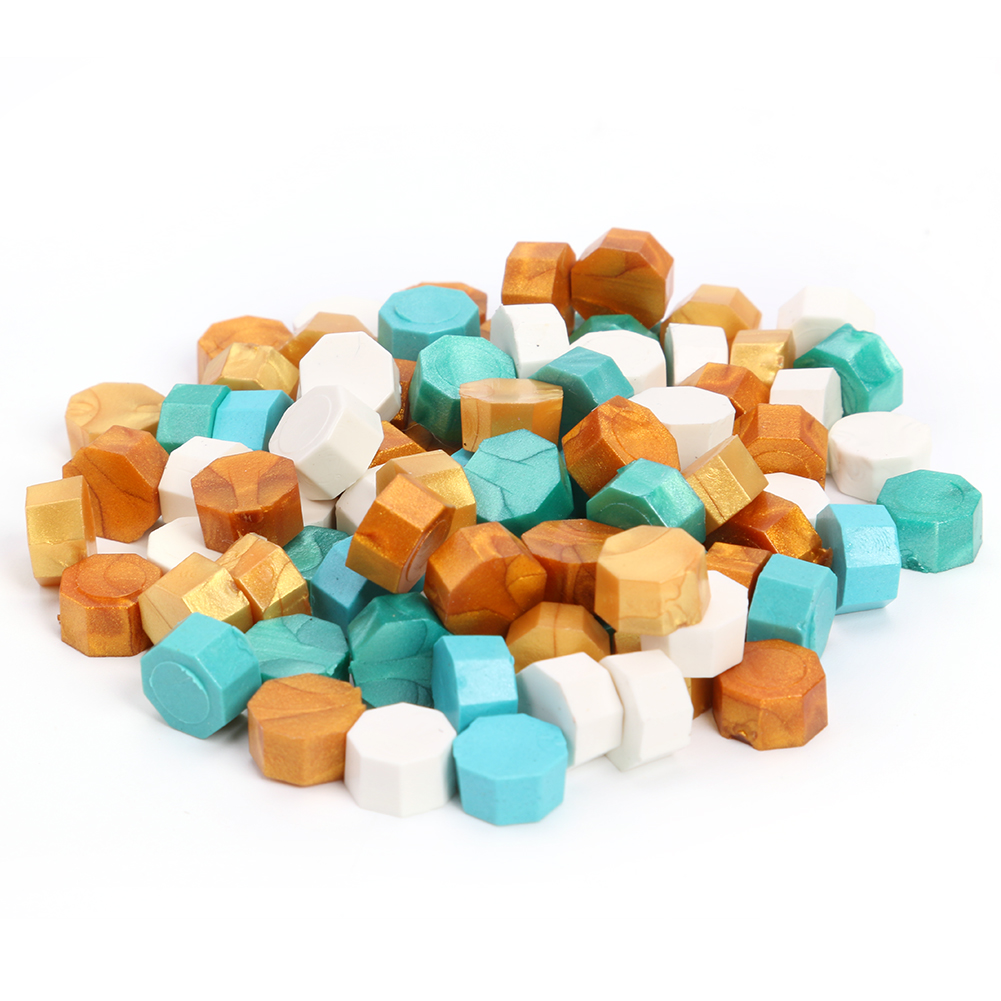 

100pcs Vintage Wax Seal Tablet Pill Beads - Wax Seal Stamp, 501 Original