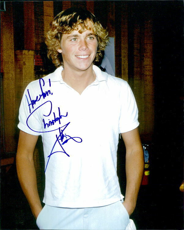 Christopher Atkins (Vintage) signed 8x10 Photo Poster painting