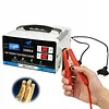 12V 24V Car Battery Charger LED Display Battery Maintainer Desulfator with Cable Clamps Overcharge Protection for Vehicle Motorcycle Boat Lead-acid Batteries