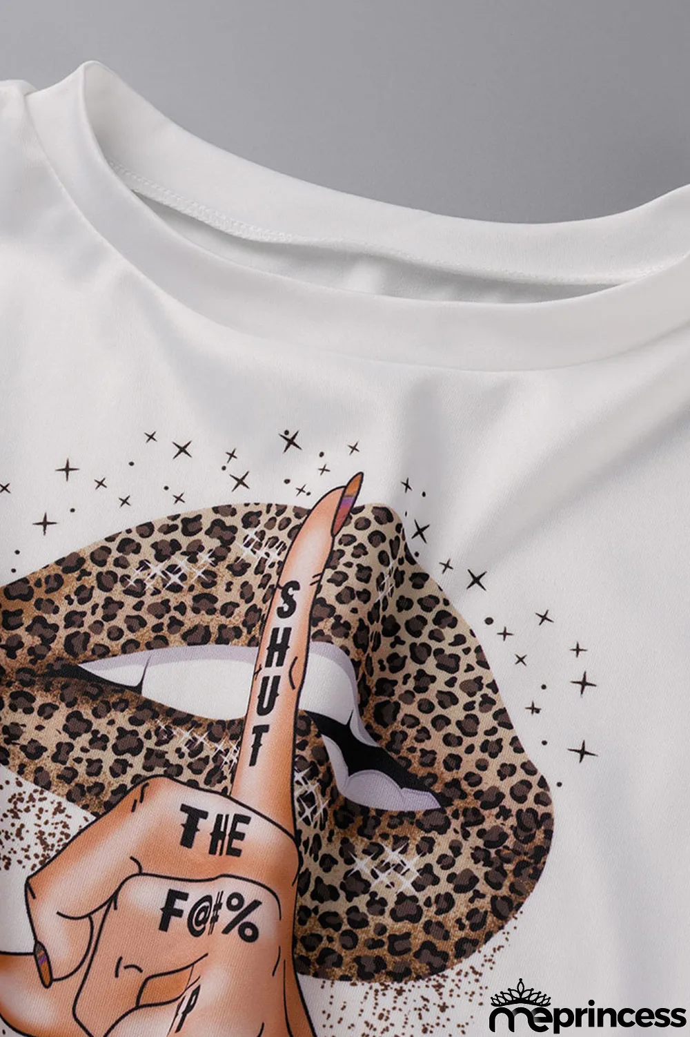 Deep Blue Casual Print Patchwork O Neck Short Sleeve Two Pieces