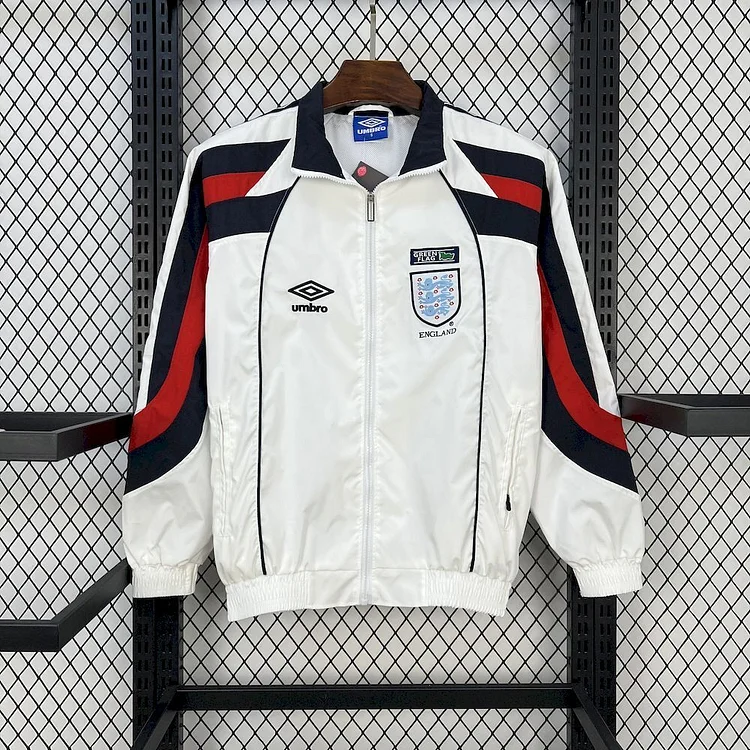 England 1998 Retro Home Windbreaker Jacket