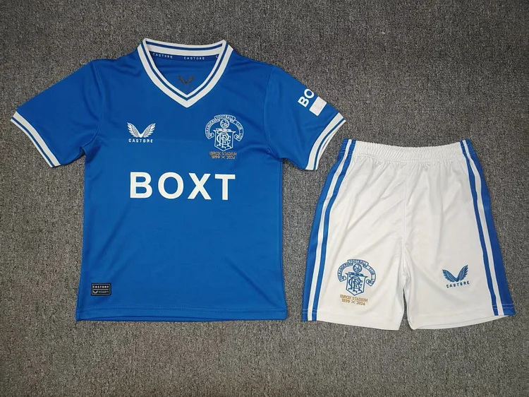 Kids Rangers 125th Anniversary Football Kit