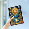 (US Local)Special Shaped Holy Sun 50 Pages Diamond Painting Notebook for Beginners
