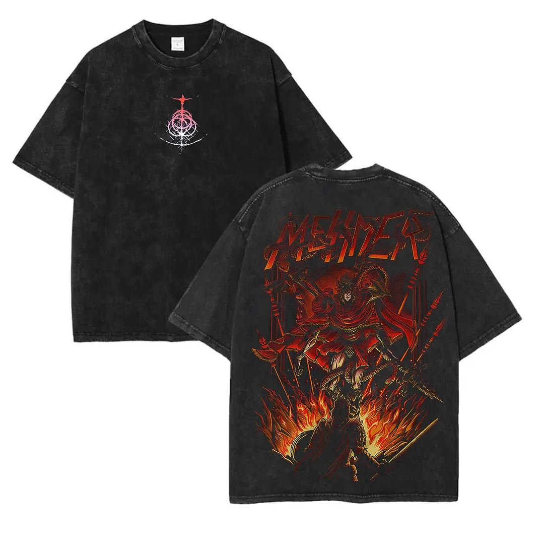 Elden Ring Printed Unisex Washed T-Shirt