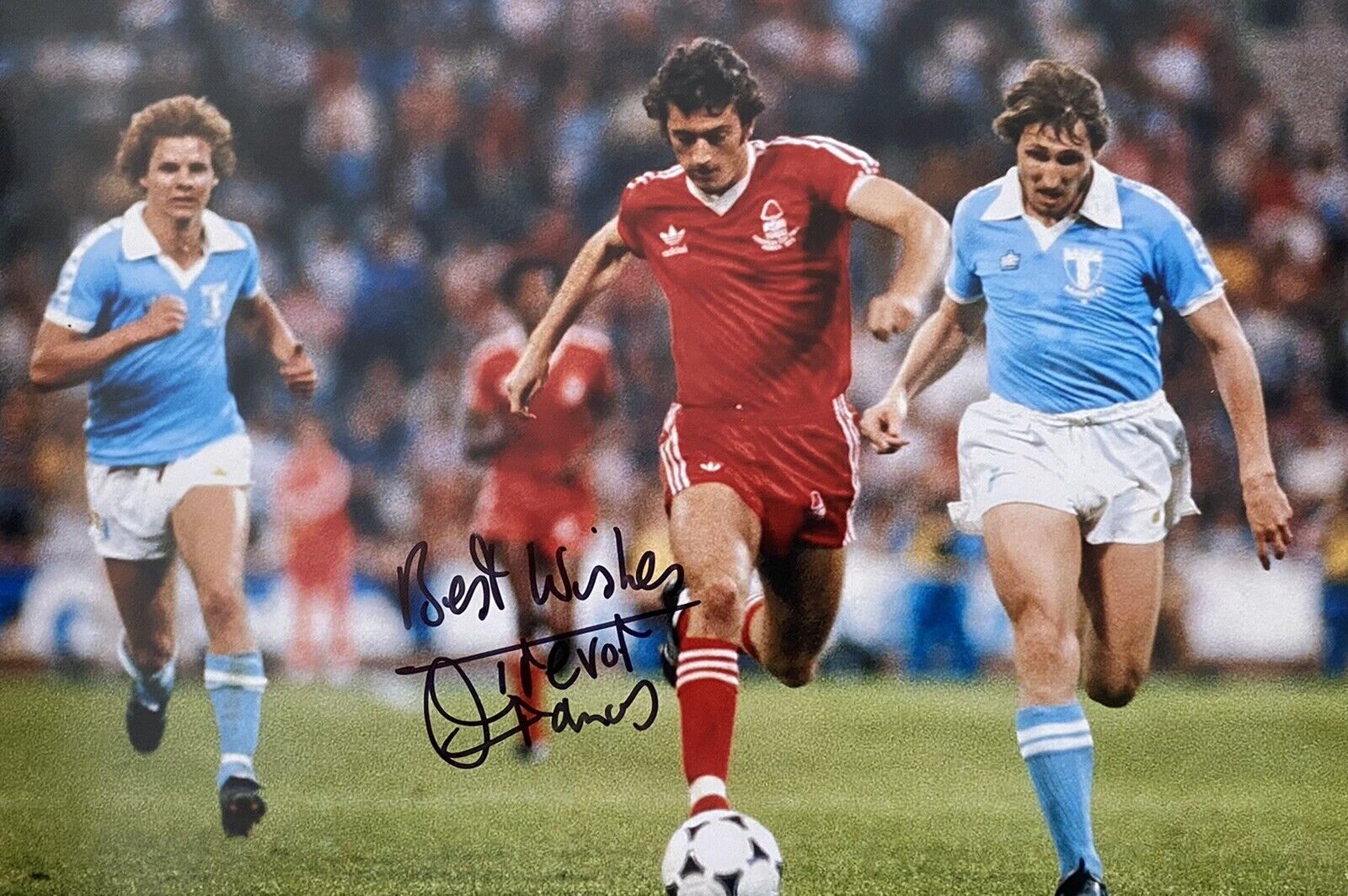 Trevor Francis Genuine Hand Signed Nottingham Forest 12x8 Photo Poster painting 2