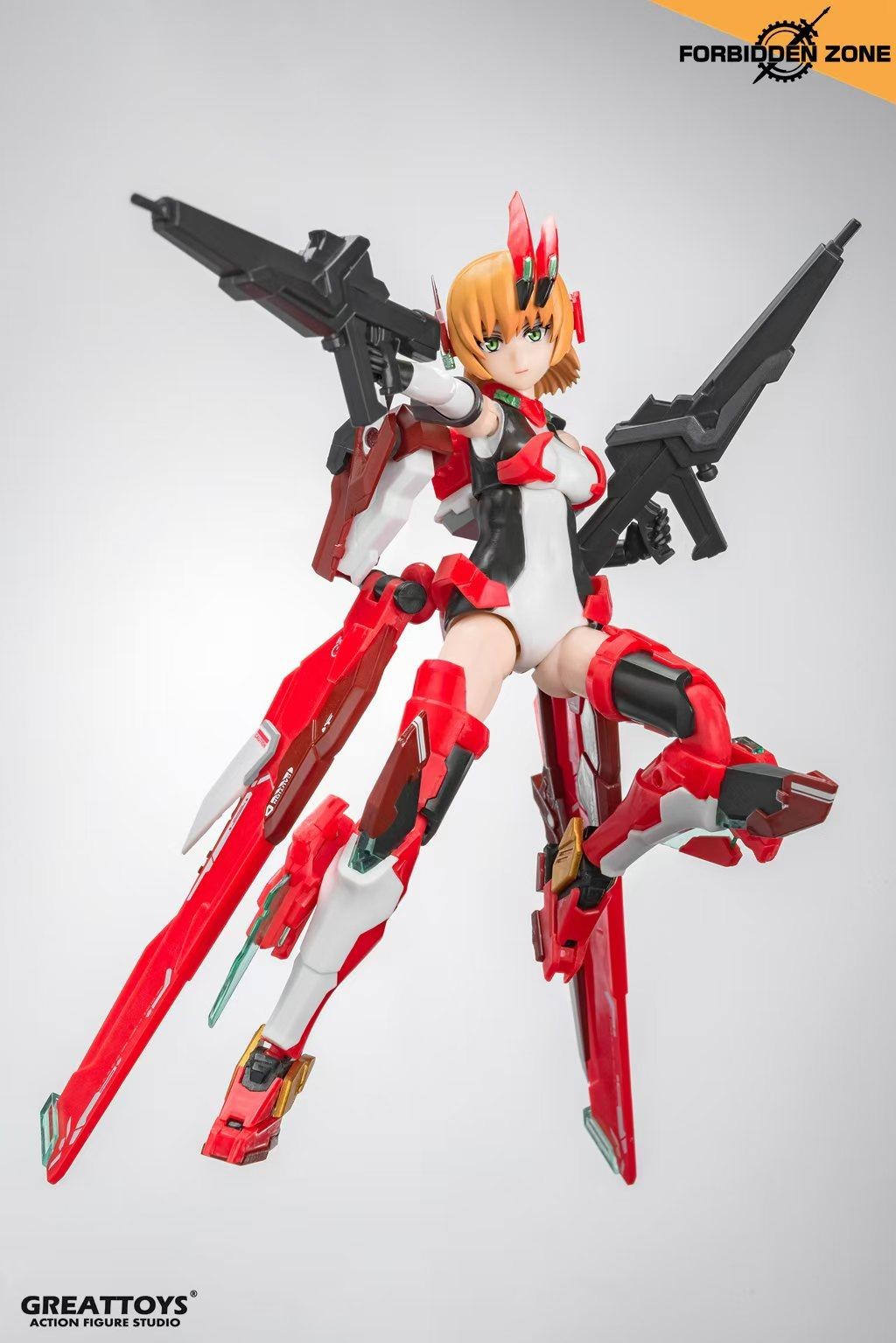 GREATTOYS Arya 1/12 FORBIDDEN ZONE Model Mech Girl Action Figure Collection Doll Highly Detailed Articulated Collectible Premium Figurine With Interchangeable Parts For Hobbyists And Fans