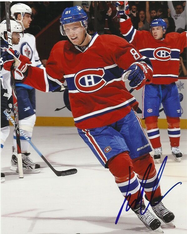 Montreal Canadiens Lars Eller Signed Autographed 8x10 Photo Poster painting COA