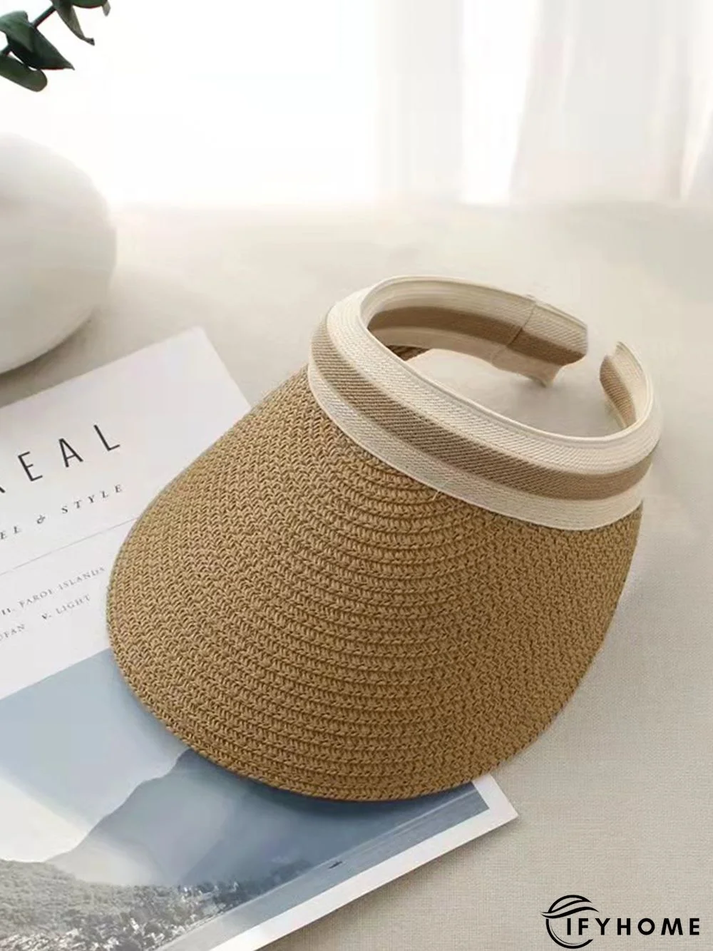 Casual Straw Empty Top Outdoor Beach Hat | IFYHOME