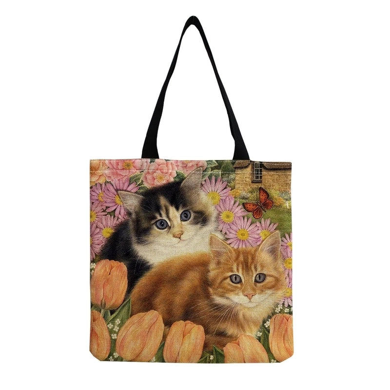 Women’s Cute Cat Shopping Bags