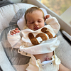 [New] 20" Silicone Vinyl Body Reborn Girl Doll Named Sermial with Brown Hair - RBBI-Myrebornbabydoll&reg; Myrebornbabydoll&reg;