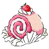 Dessert Fridge Magnet Cross Stitch Kit