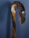 Cobra Brown Walking Cane-Purely Handmade