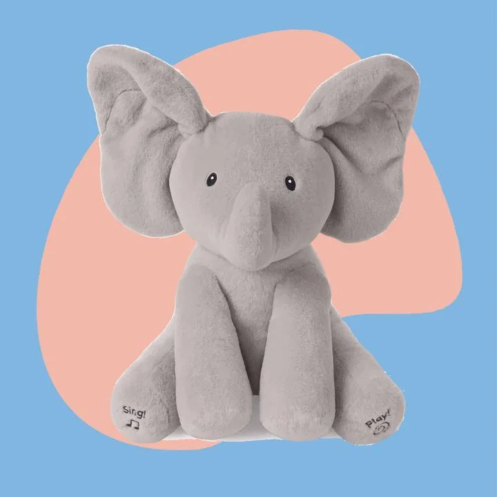 Gund Peek A Boo Elephant Animated Singing Elephant