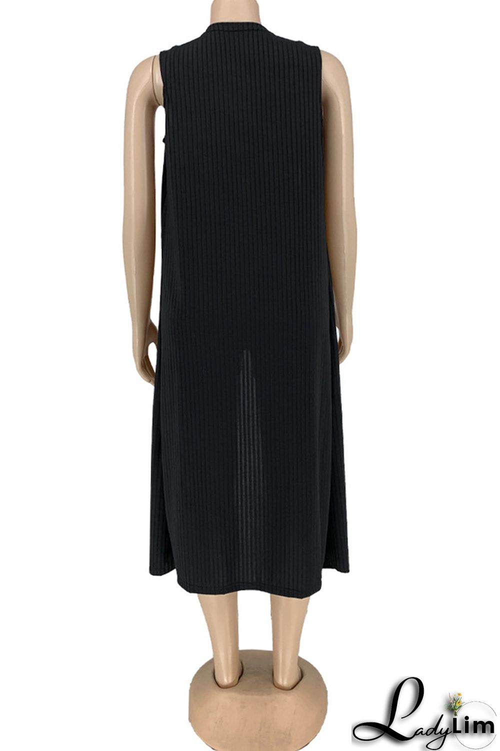 Yellow Fashion Casual Solid Basic Square Collar Sleeveless Two Pieces